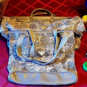 French West Indies travel bag with matching purse.